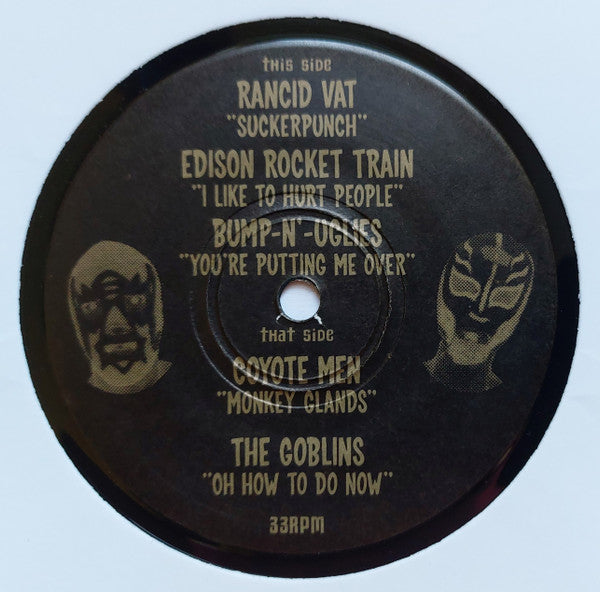 Various : Carbon 14 Wrestling Federation Presents: A Night Of Champions (7",EP,Compilation,33 ⅓ RPM)
