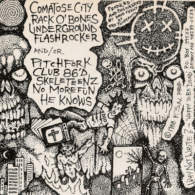 Feisty Cadavers : Dead Give Away (7",33 ⅓ RPM)