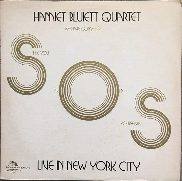Hamiet Bluiett Quartet : We Have Come To Save You From Yourselves (LP,Album)