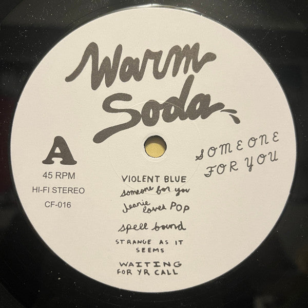 Warm Soda : Someone For You (LP,45 RPM,Album)
