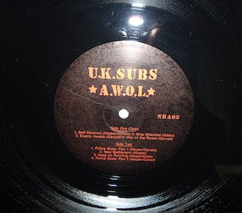 UK Subs : A.W.O.L. (LP,Album)