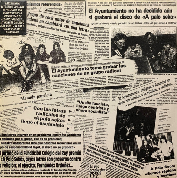A Palo Seko : Kaña Burra Del Henares (LP, Album)