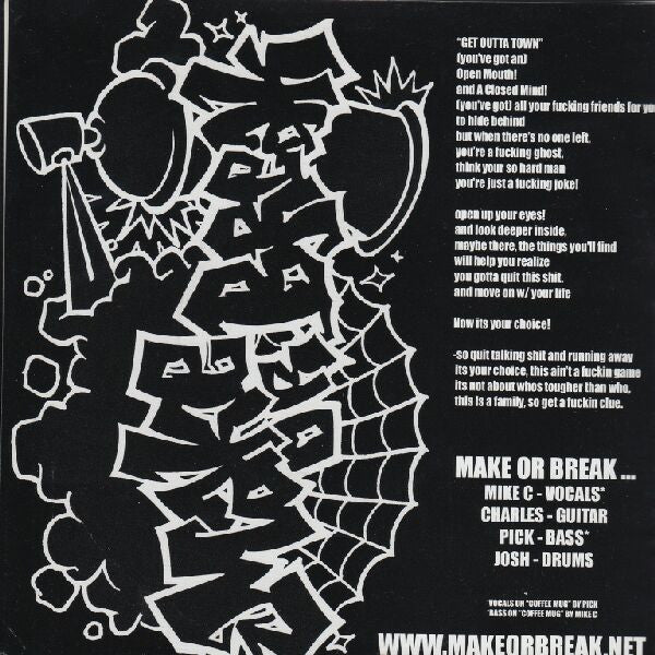 Make Or Break (2) : Down For Life! (7",Limited Edition)