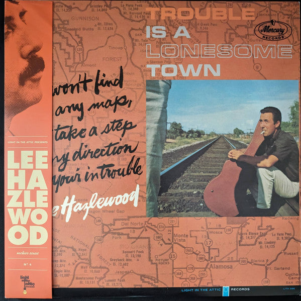 Lee Hazlewood : Trouble Is A Lonesome Town (LP,Album,Mono,Reissue)