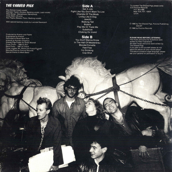 Shaved Pigs, The : Cheers (LP,Album)
