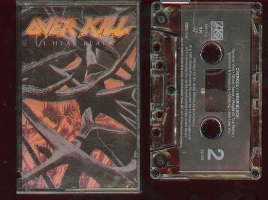 Overkill : I Hear Black (Cass, Album, SR )