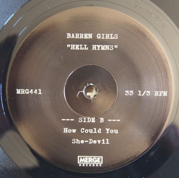 Barren Girls : Hell Hymns (7", EP)