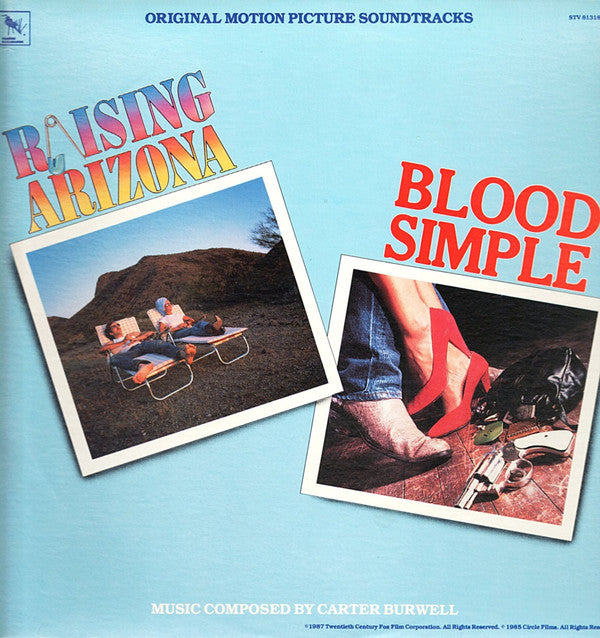 Carter Burwell : Raising Arizona / Blood Simple (Original Motion Picture Soundtracks) (LP)