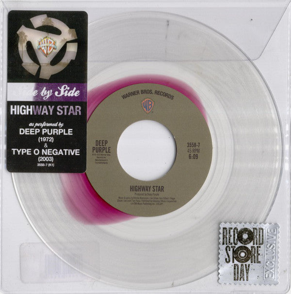 Deep Purple / Type O Negative : Highway Star (7", RSD, Single, Ltd, Cle)