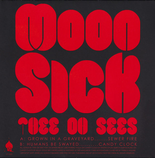 Thee Oh Sees : Moon Sick (12",45 RPM,EP,Record Store Day)
