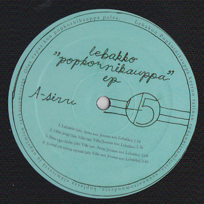 Lebakko : Popkornikauppa (12",45 RPM,EP)