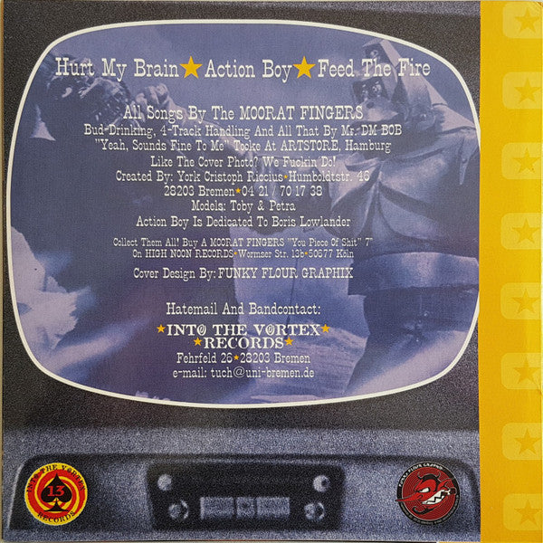 The Moorat Fingers : Hurt My Brain (7", EP)