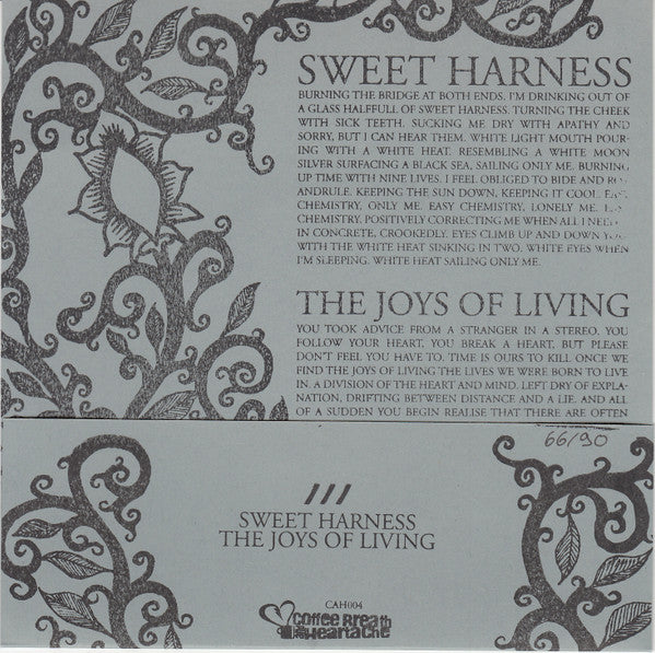 Sharks (12) : Sweet Harness (7", S/Sided, Single, Whi)