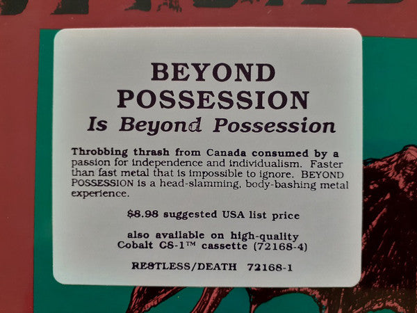 Beyond Possession : Is Beyond Possession (LP,Album)