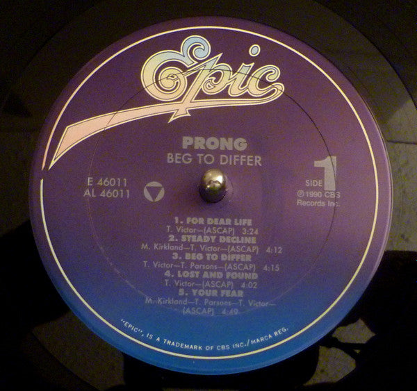 Prong : Beg To Differ (LP,Album)