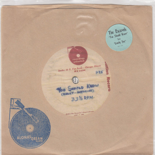 The Escavels : You Should Know / Lonely Sea (7", Single)
