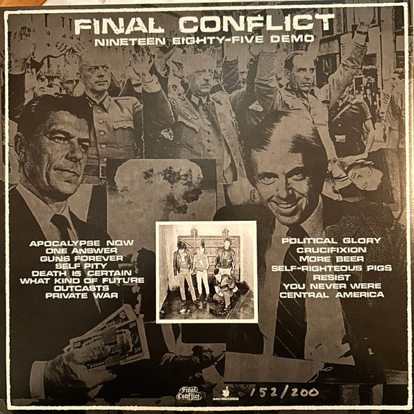 Final Conflict (2) : Nineteen Eighty-Five Demo (LP,Limited Edition,Numbered,Reissue,Remastered)