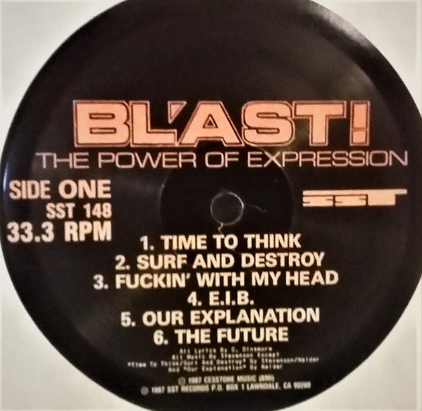 Bl'ast : The Power Of Expression (LP,Album,Reissue)