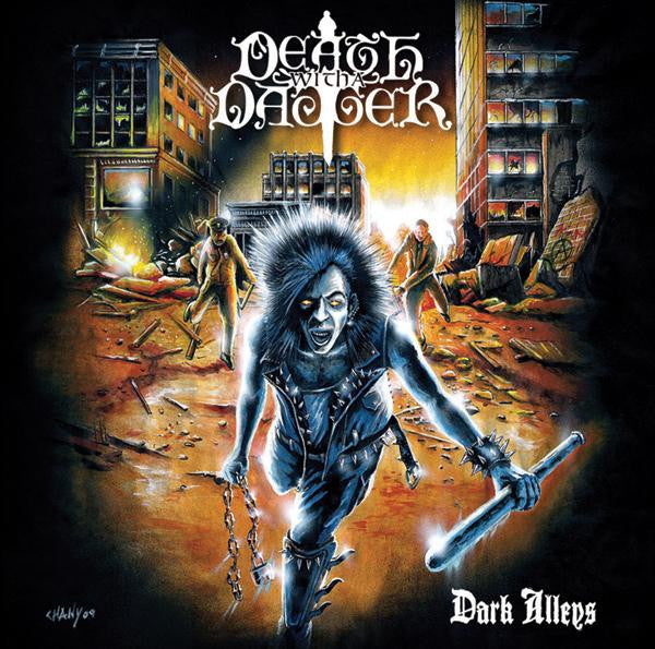 Death With A Dagger : Dark Alleys (LP, Album)