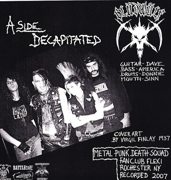 Blüdwülf : Decapitated (Flexi, 7", Shape, S/Sided)
