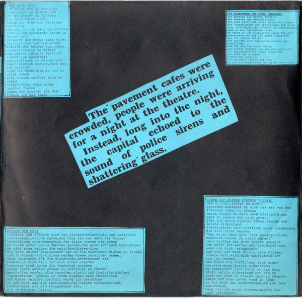 Suicidal Supermarket Trolleys : Greetings From London (EP) (7", EP, Blu)
