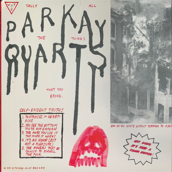 Parquet Courts : Tally All The Things That You Broke (12",45 RPM,EP)