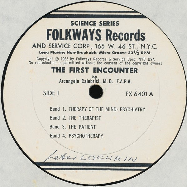 Arcangelo Calobrisi : The First Encounter (LP)