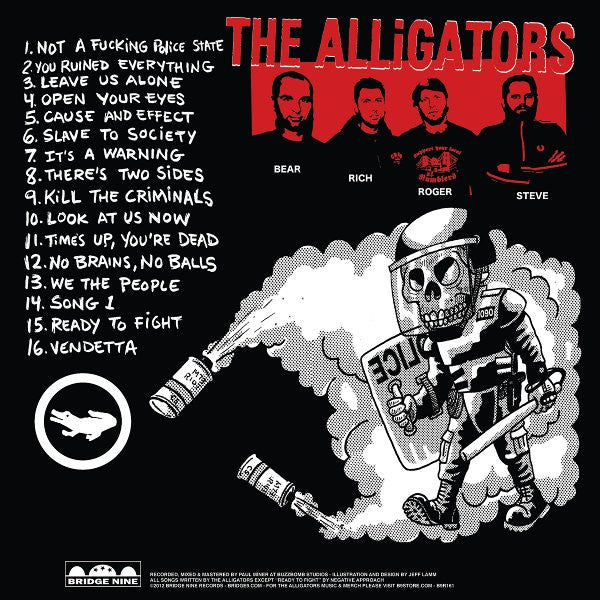 Alligators (3), The : Time's Up You're Dead (LP,Compilation,Repress)