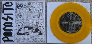 Parasite (6) : Proof Of The Existence (7", Single, Ltd, Yel)