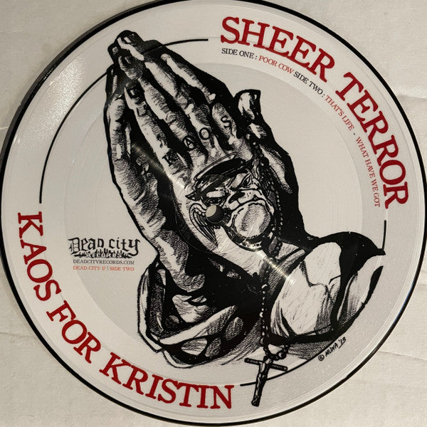 Sheer Terror : Kaos For Kristin (7", EP, Ltd, Pic)
