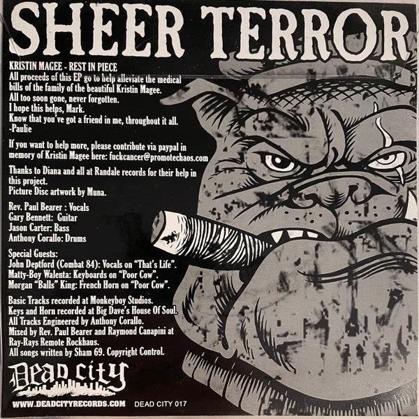 Sheer Terror : Kaos For Kristin (7", EP, Ltd, Pic)