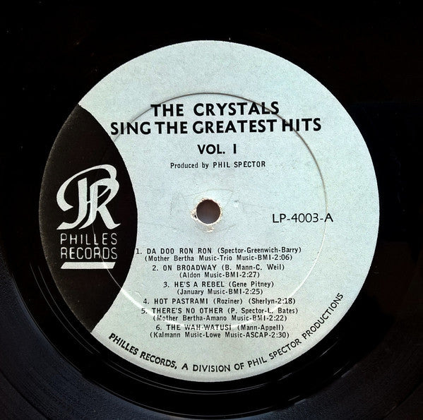 Crystals, The : Sing The Greatest Hits Volume 1 (LP,Album,Compilation)