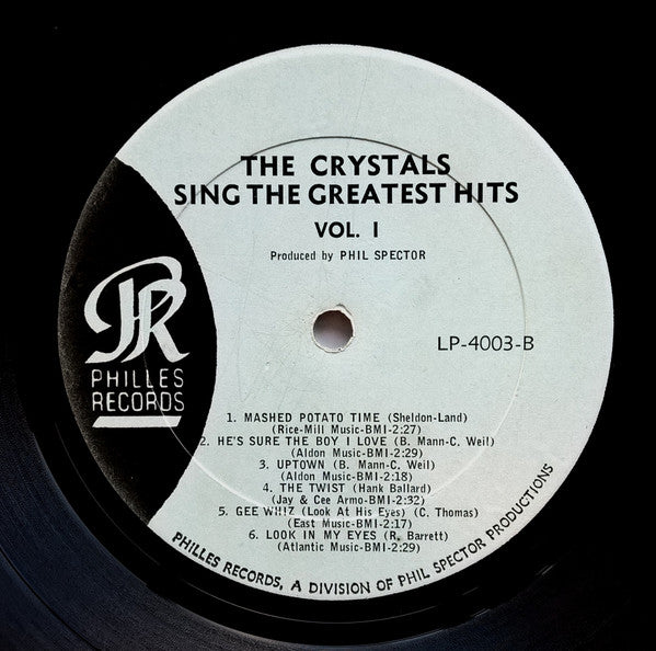 Crystals, The : Sing The Greatest Hits Volume 1 (LP,Album,Compilation)