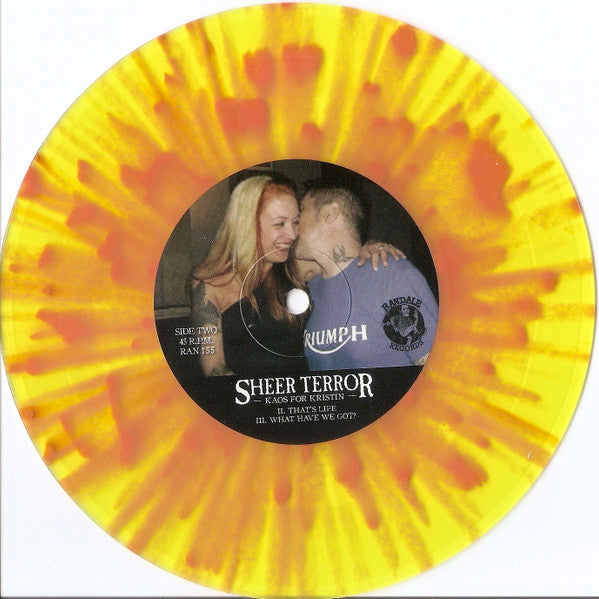 Sheer Terror : Kaos For Kristin (7", EP, Ltd, Yel)