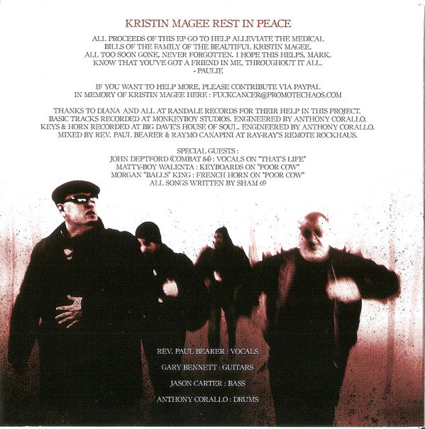 Sheer Terror : Kaos For Kristin (7", EP, Ltd, Yel)