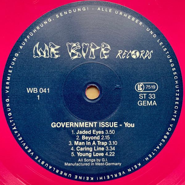 Government Issue : You (LP,Album)