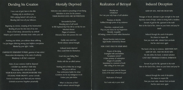 Deprecated : Deriding His Creation (Reissue)