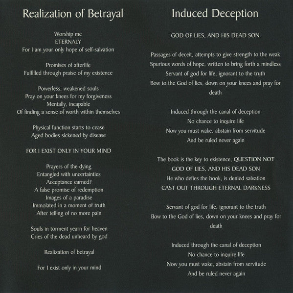 Deprecated : Deriding His Creation (Reissue)