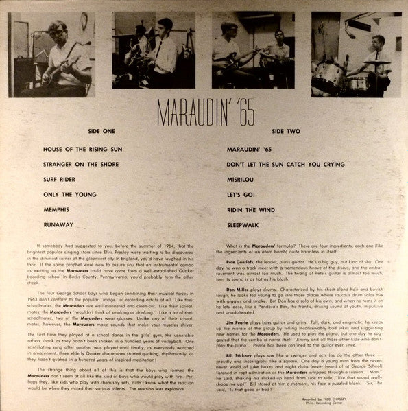 The Marauders (14) : Maraudin' 65 (LP, Mono)