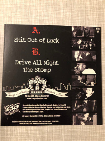 The Kings Of Nuthin' : Shit Out Of Luck (7", RP)