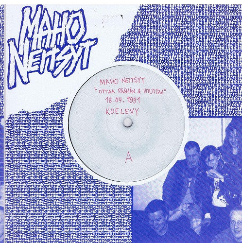 Maho Neitsyt : Ottaa Päähän (7", EP, TP, W/Lbl)