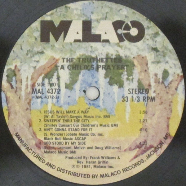 The Truthettes : Child's Prayer (LP, Album, Ter)