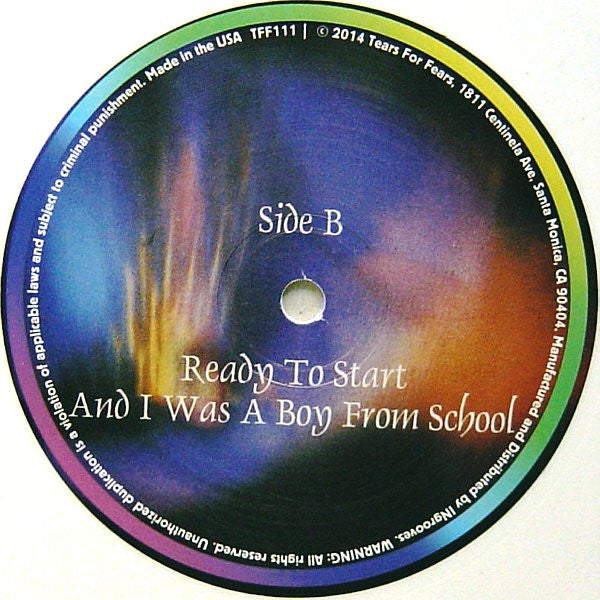 Tears For Fears : Ready Boy & Girls? (10",33 ⅓ RPM,Single,Limited Edition)