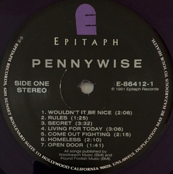 Pennywise : Pennywise (LP,Album,Limited Edition)