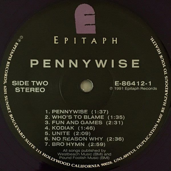 Pennywise : Pennywise (LP,Album,Limited Edition)