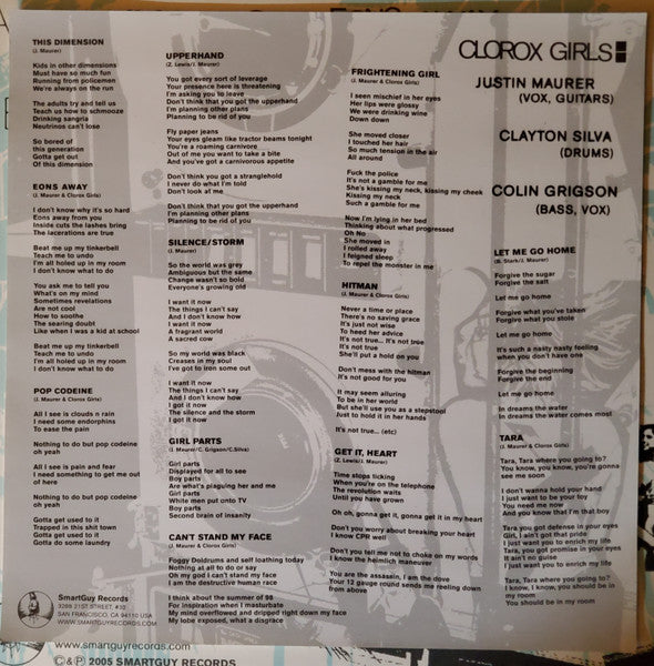 Clorox Girls : This Dimension (12",45 RPM)