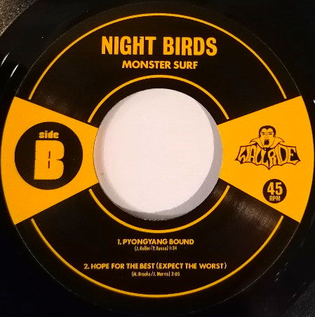 Night Birds : Monster Surf (7",45 RPM,EP,Limited Edition)