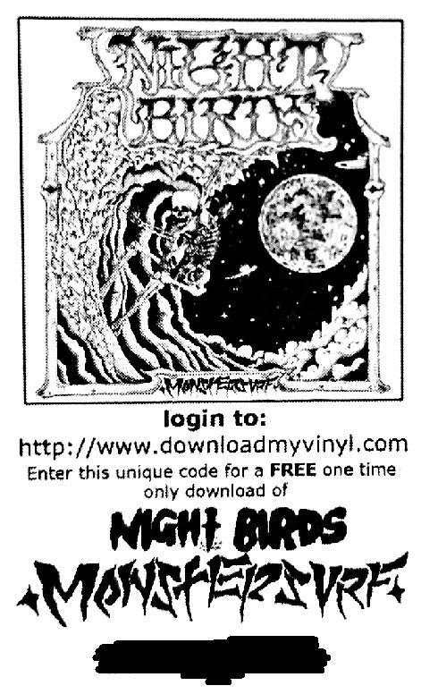 Night Birds : Monster Surf (7",45 RPM,EP,Limited Edition)