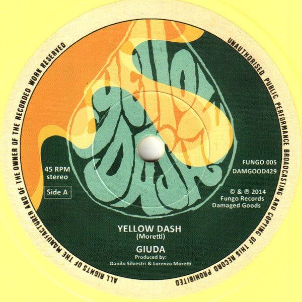 Giuda (2) : Yellow Dash (7", Single, Ltd, Yel)