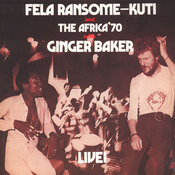 Fela Kuti And Africa 70 With Ginger Baker : Live! (LP,Album,Reissue)
